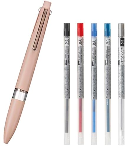 Amazon | 三菱鉛筆 スタイルフィット 5色ホルダー ドットピンク